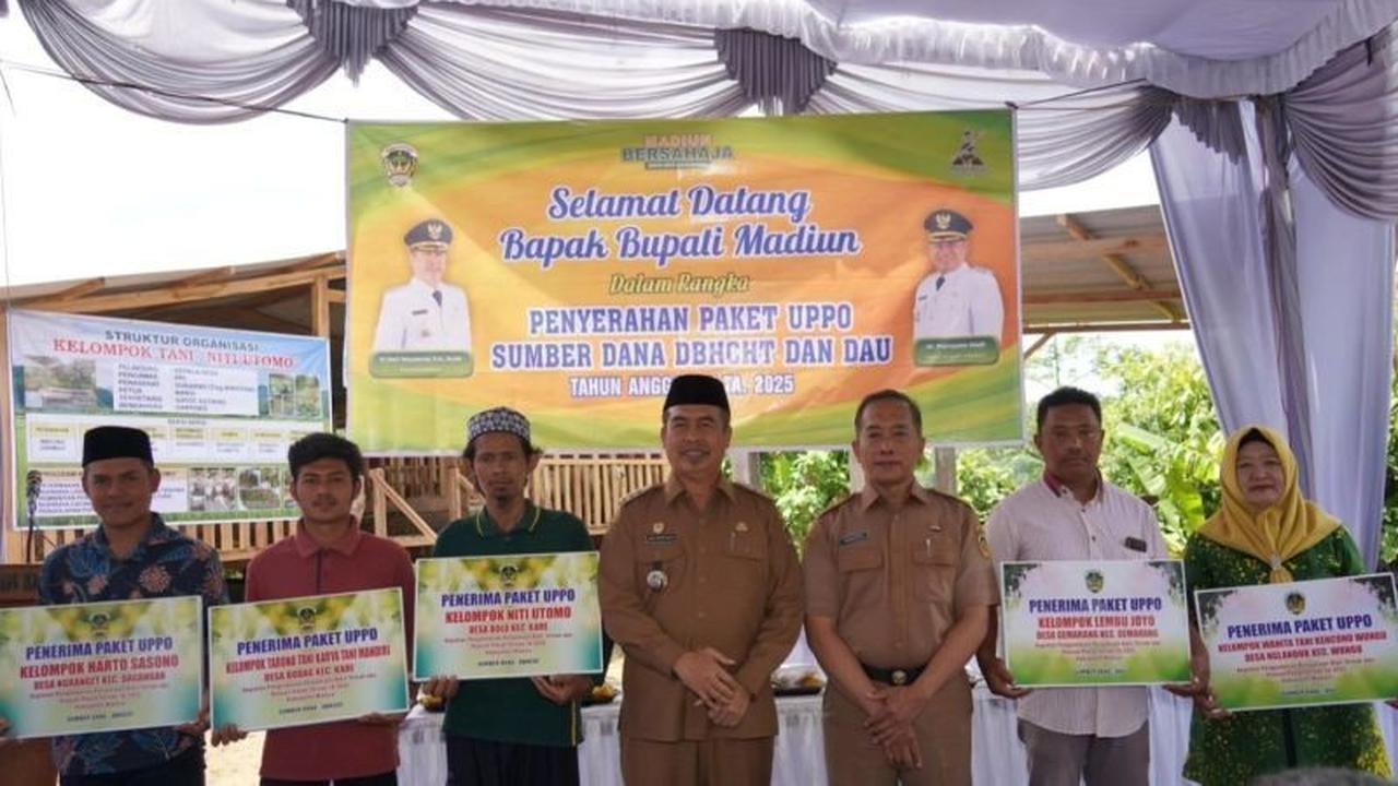 DKPP Kabupaten Madiun Salurkan Bantuan UPPO, Dorong Pertanian Organik Berkelanjutan