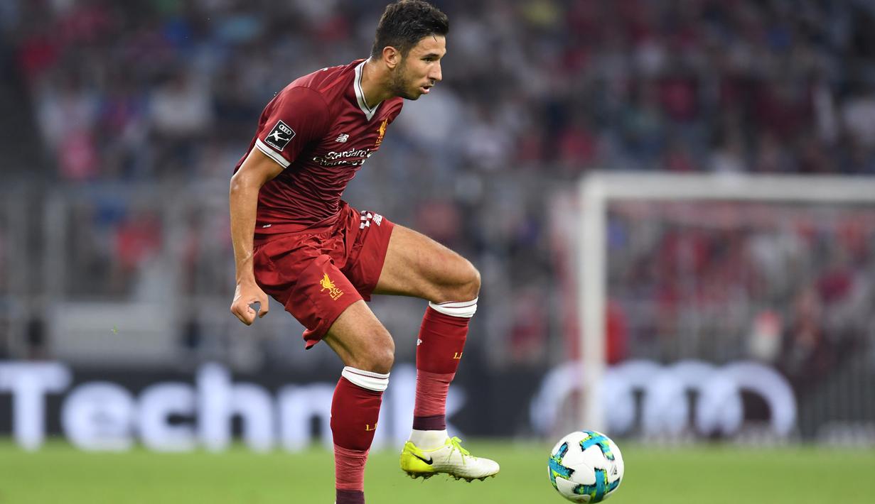 Pemain Kroasia, Marko Grujic kemungkinan akan dilepas atau dipinjamkan Liverpool mengingat usianya yang masih muda. (AFP/Christof Stache)