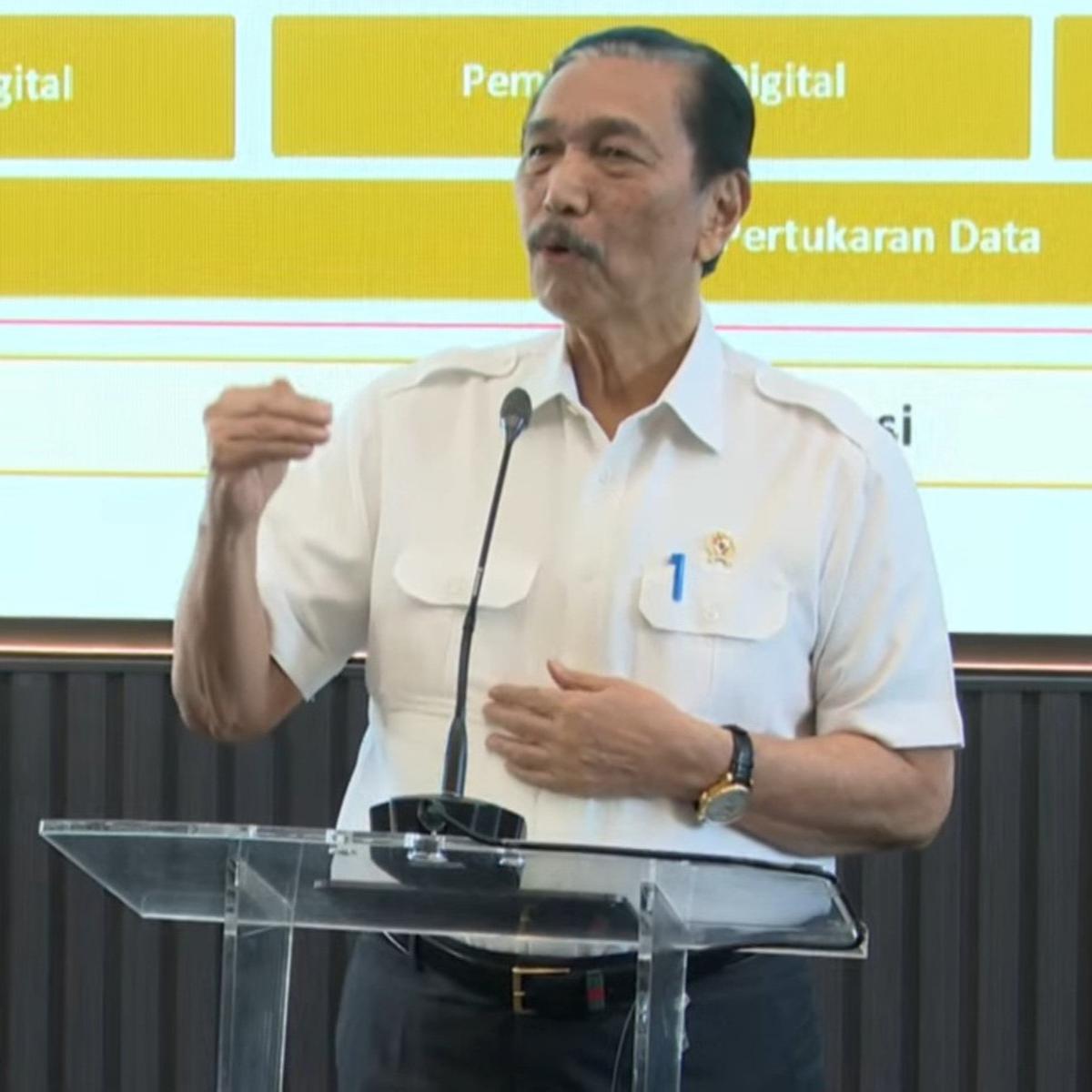 Ketua Dewan Ekonomi Nasional (DEN) Luhut Binsar Pandjaitan