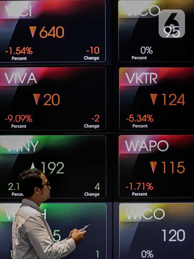 IHSG Berada di Zona Merah