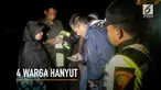 Dua belas warga Garut Jawa Barat terseret arus Sungai Curug Teko.