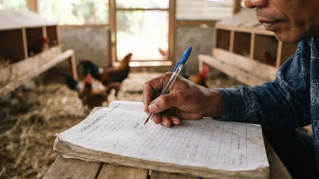 Cara menghitung keuntungan ternak ayam kampung petelur bagi peternak rumahan melalui pengelolaan pencatatan pengeluaran harian