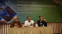 Bimtek di Banyuwangi, hutan semakin dilestarikan semakin menyejahterakan.