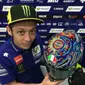 Helm baru Rossi di Sepang (Foto: IG Valentino Rossi)