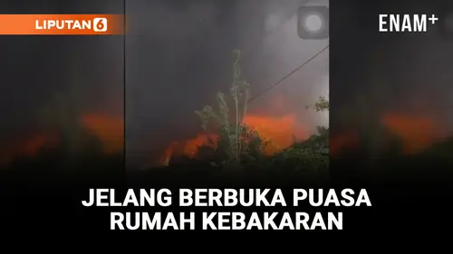 VIDEO: Jelang Berbuka Puasa, 2 Rumah dan Belasan Kendaraan Terbakar di Makassar