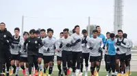 Pelatih Shin Tae-yong memastikan Timnas Indonesia U-19 mengalami perkembangan positif selama menjalani pemusatan latihan selama tiga pekan di Spanyol. (dok