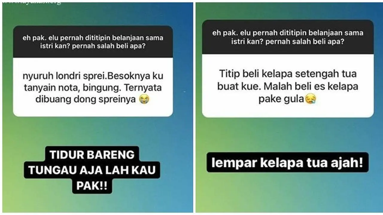 10 Curhatan Suami Salah Beli Titipan Belanja Istri Ini Bikin Geleng Kepala