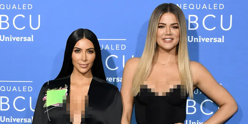 Kim Kardashian dan Khloe Kardashian-AFP-20170516