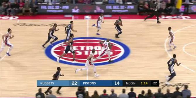 VIDEO : GAME RECAP NBA 2017-2018, Nuggets 103 vs Pistons 84