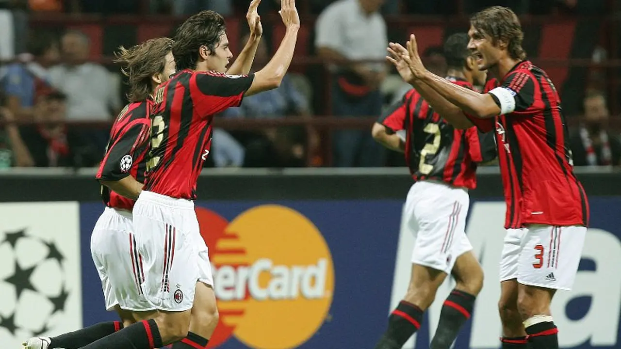 Kaka dan Paolo Maldini