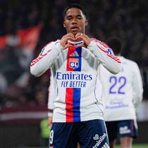 Momen selebrasi gol Endrick di laga Lyon kontra Metz, Ligue 1 2025/2026. (Official X Lyon English)
