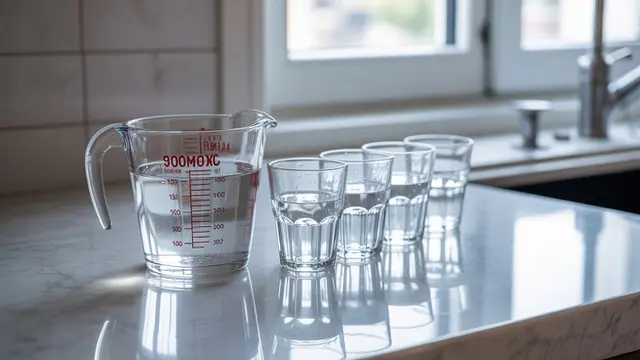 900 ml berapa gelas