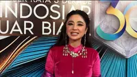 Dewi Perssik. (M Altaf Jauhar/ Liputan6.com)