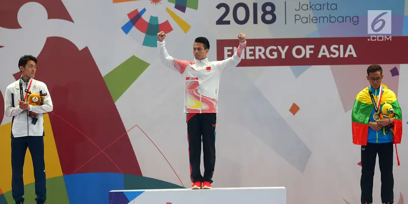 2 Atlet China Sabet Medali Emas Wushu Asian Games 2018