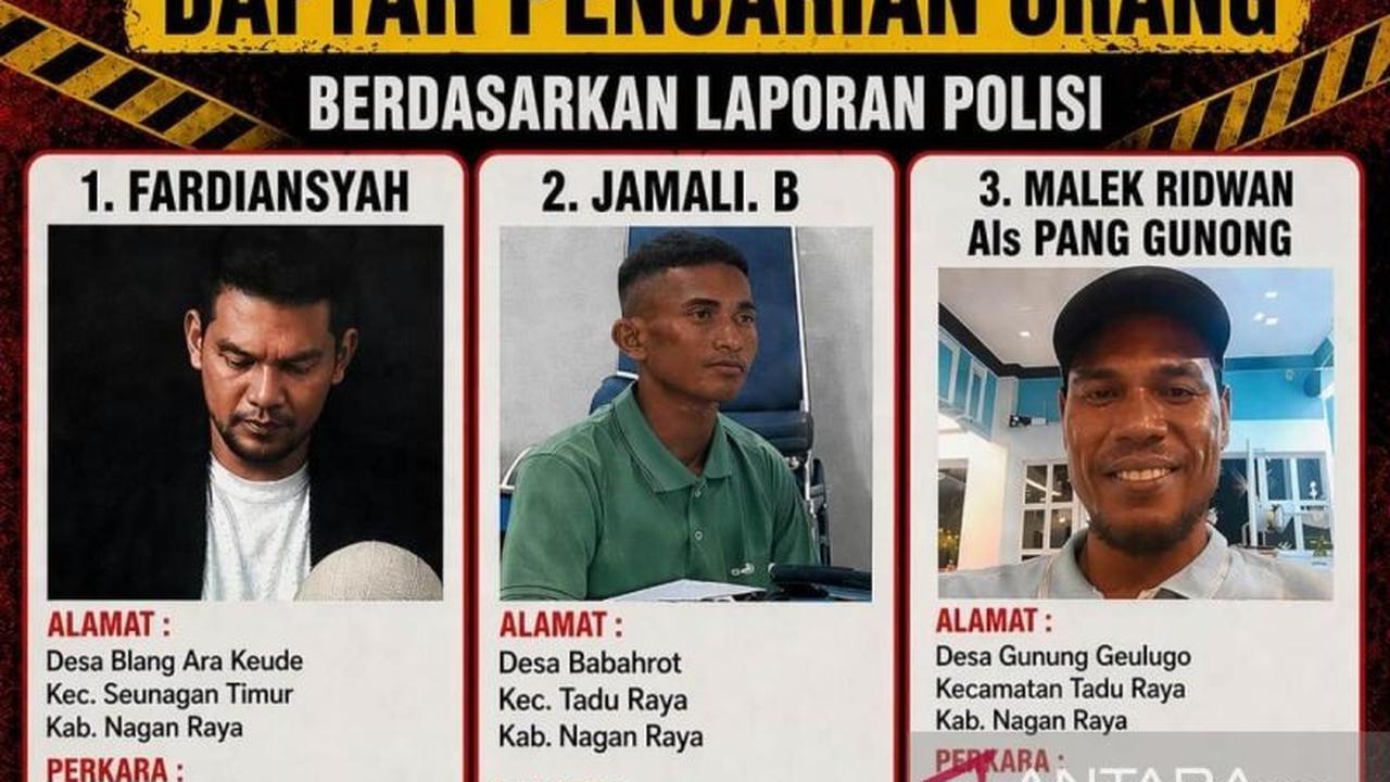 Polres Nagan Raya Buru Tiga Pelaku Kekerasan dan Pencurian Sawit yang Masuk DPO