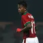 Pemain Timnas Indonesia U-16, Supriadi. (Bola.com/Aditya Wany)