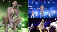 Tampil Seksi, Katy Perry Melompat-lompat di Atas Panggung