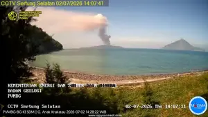 Anak Krakatau Erupsi Lagi Pagi Ini, Simak Detailnya