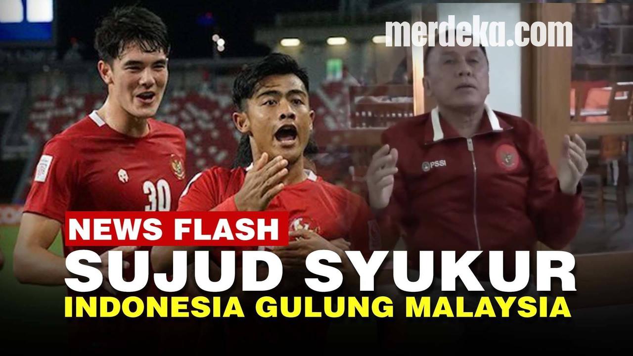 VIDEO: Ekspresi Ketum PSSI Iwan Bule Lihat Timnas Indonesia Hancurkan Malaysia