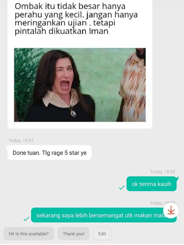 Contoh kata-kata penyemangat