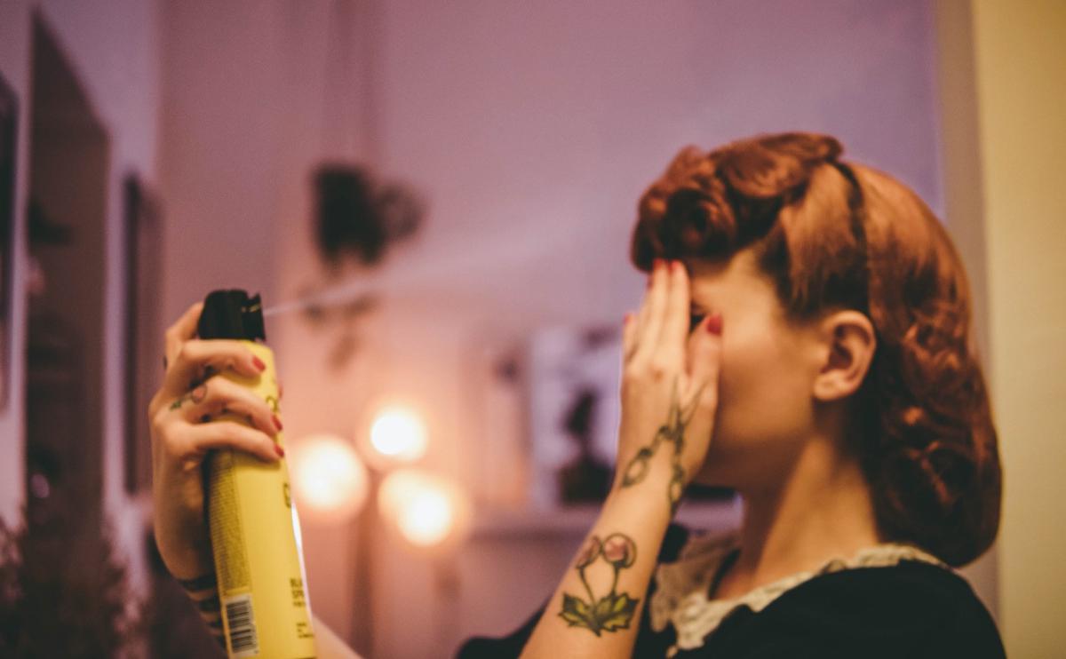 Ilustrasi hairspray