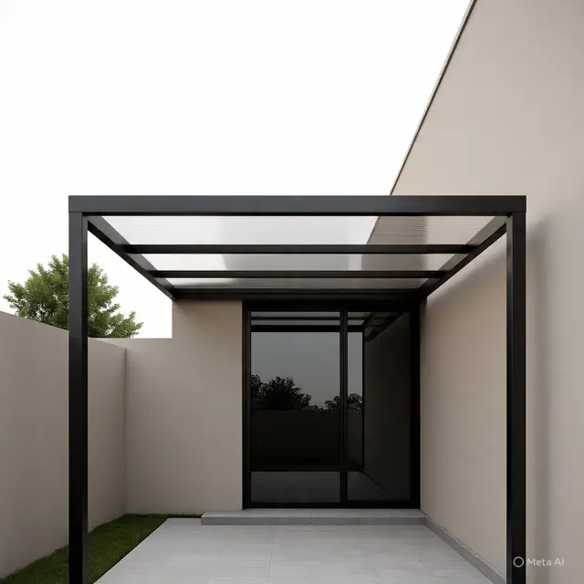 Kanopi Belakang Rumah Sederhana