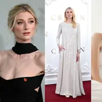 Elizabeth Debicki tuai pujian saat perankan karakter Putri Diana di serial The Crown season 6.  Gaya busananya disebut kelewat mirip dengan Putri Diana. Seperti apa potretnya? [@elizabethdebickinators.  dok. Dior]