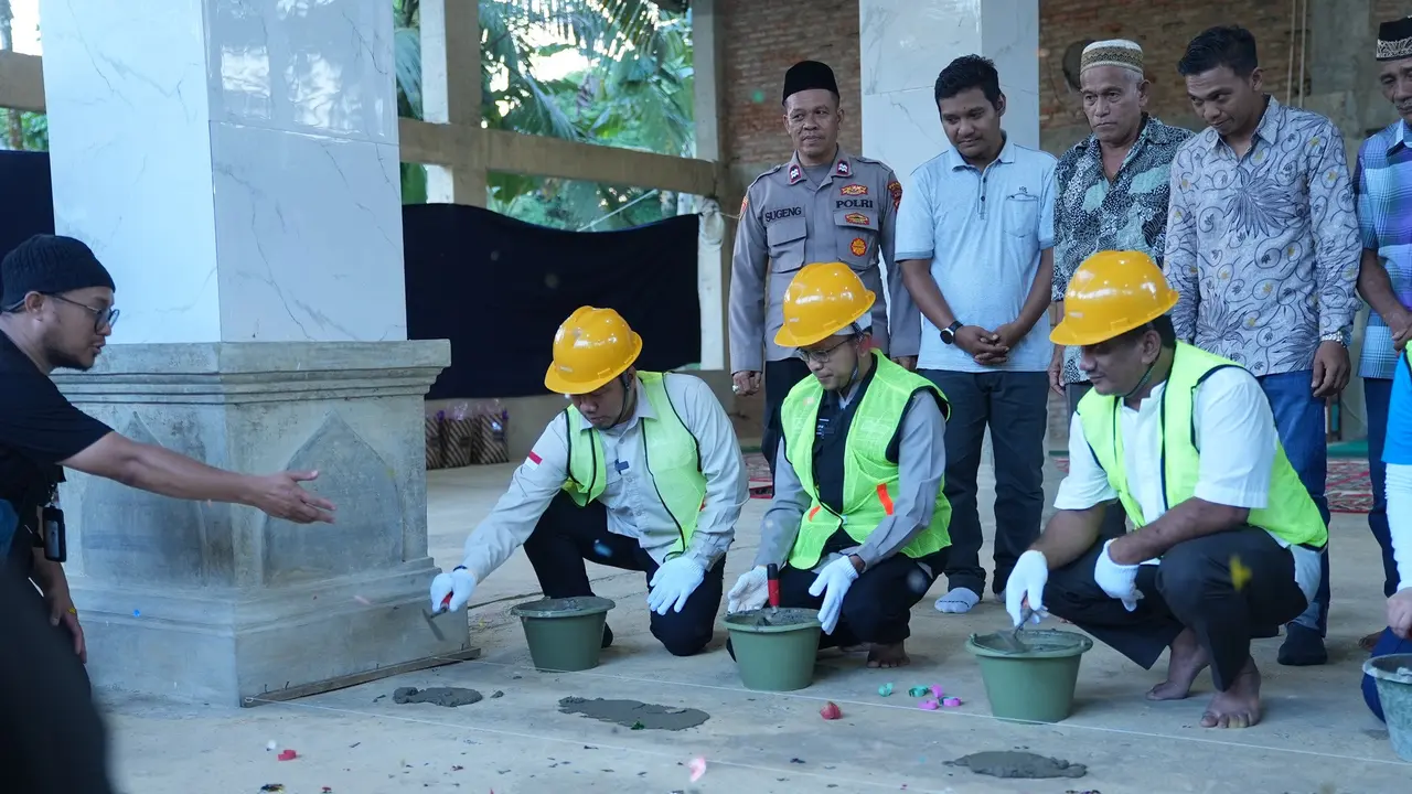 Pembangunan masjid terdampak bencana di Aceh Tamiang