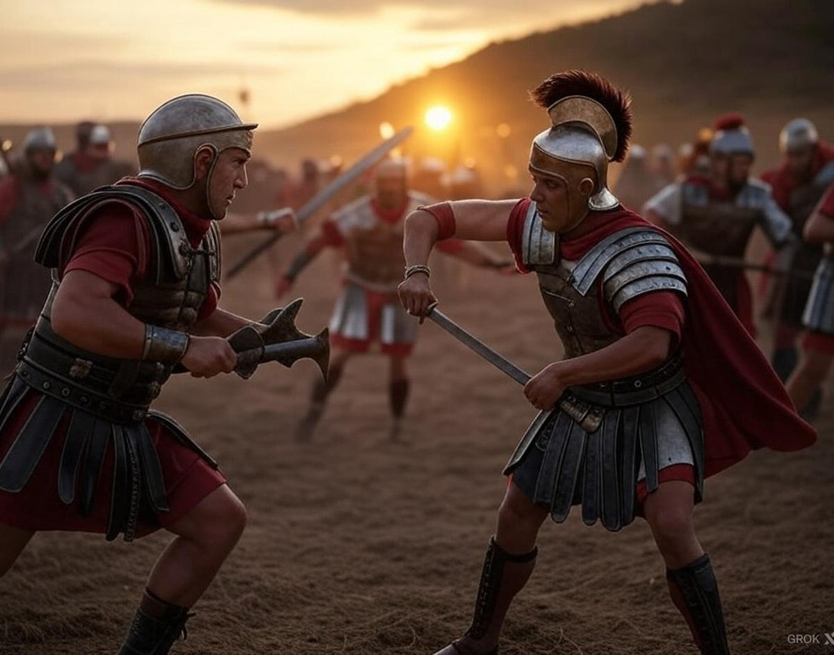 romawi vs yunani