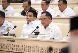 Mendagri Tito Karnavian memaparkan sejumlah langkah strategis untuk meningkatkan kesehatan BUMD.