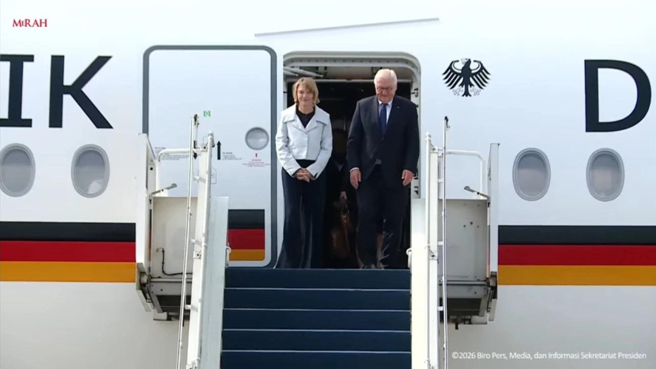 Presiden Jerman Tiba di Jakarta untuk Bertemu Prabowo, Disambut Menkes Budi Gunadi dan Dubes Ralf Beste
