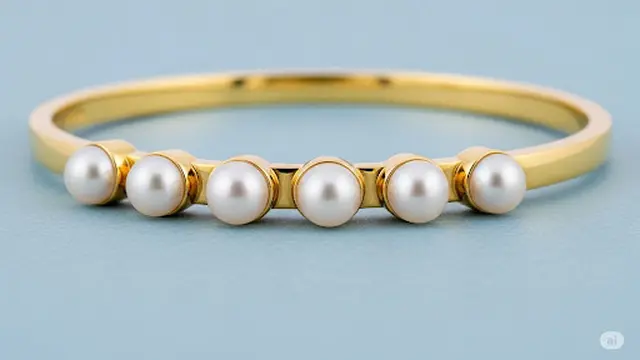 Gelang East-West Set dengan Mutiara