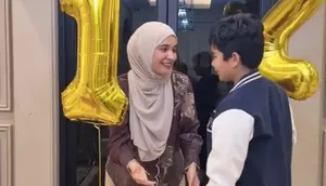 Momen Shireen Sungkar Haru Rayakan Ulang Tahun Adam, Kini Usianya 12