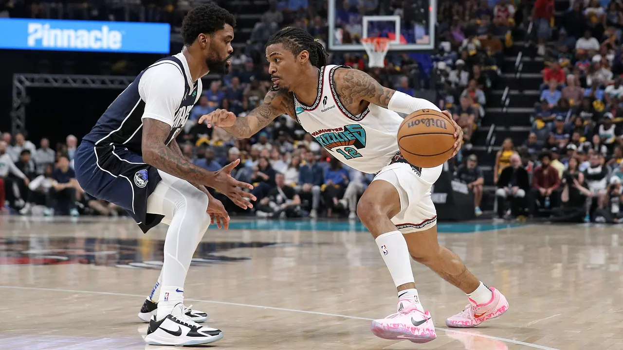 Aksi Ja Morant menghancurkan Mavericks di playin NBA 2025
