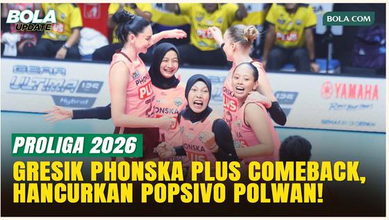 Gresik Phonska Plus Hentikan Popsivo Polwan, Selangkah ke Grand Final Proliga!