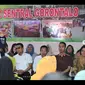 Jokowi berkunjung ke Pasar Sentral, Gorontalo, dengan memakai jaket varsity yang diproduksi terbatas. (dok. Sekretariat Kabinet/Dinny Mutiah)