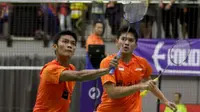 Indonesia berhasil menjadi juara Grup D setelah mengalahkan Taiwan dengan skor 3-2 pada babak penyisihan di Kejuaraan Asia Junior 2017. (PBSI)