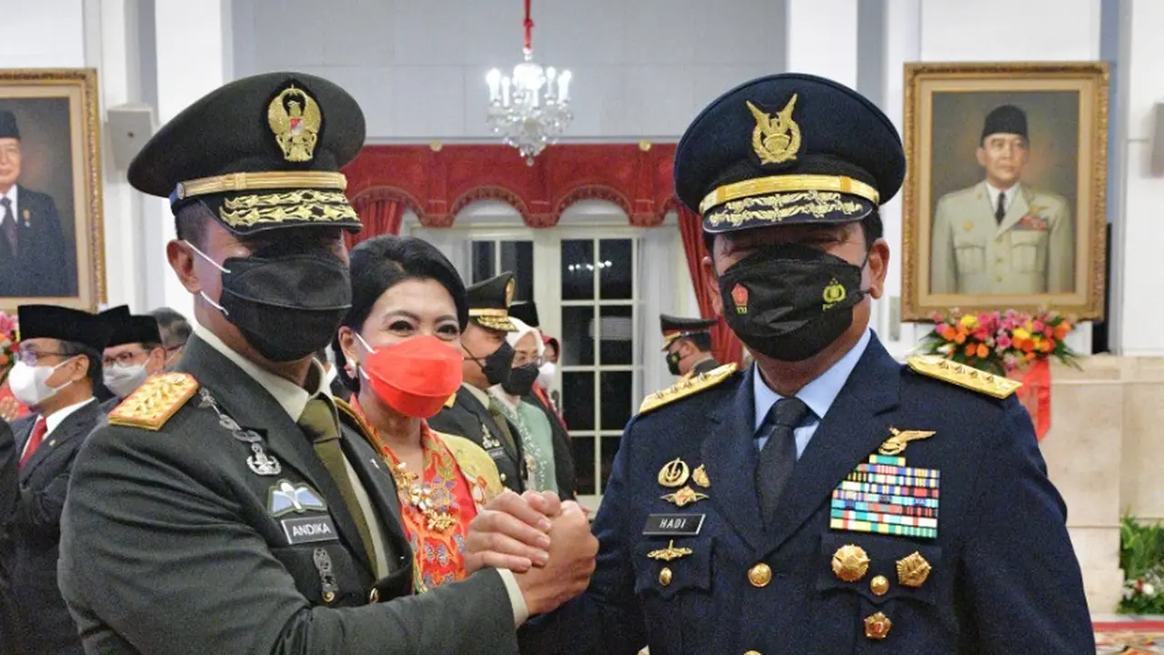 Resmi, Andika Perkasa Jabat Panglima TNI dan Dudung Abdurachman sebagai KSAD