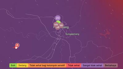 Palembang Dikepung Asap Berbahaya, Sumsel Hadapi Puncak Suhu Panas