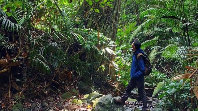 Sumber mata air Gunung Serewen di Bandung