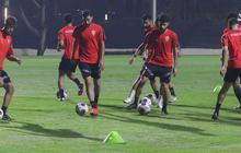 FOTO: Latihan Timnas Bahrain di Lapangan A Senayan