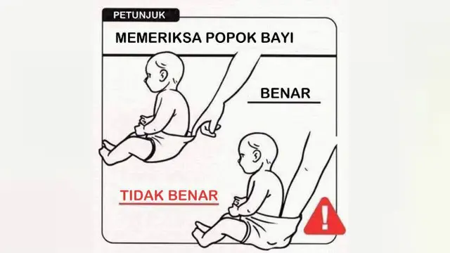 Untuk para orangtua sebaiknya mengikuti cara yang benar saja, ya. Cara yang salah jangan diikuti.