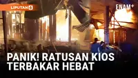 Malam Mencekam di Buton, Pasar Kaloko Hangus Dilahap Api
