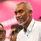 Seorang politisi pro-China memenangkan pemilihan presiden di Maladewa, mengalahkan petahana yang selama ini telah memperkuat hubungan negara tersebut dengan India (AFP).