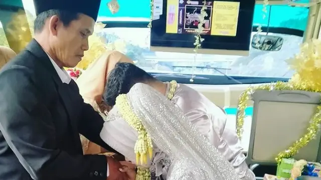 Begini Pengakuan Pengantin Boyolali yang Viral Gelar Pernikahan di Dalam Bus saat PPKM