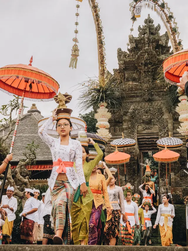 Ilustrasi umat Hindu Bali