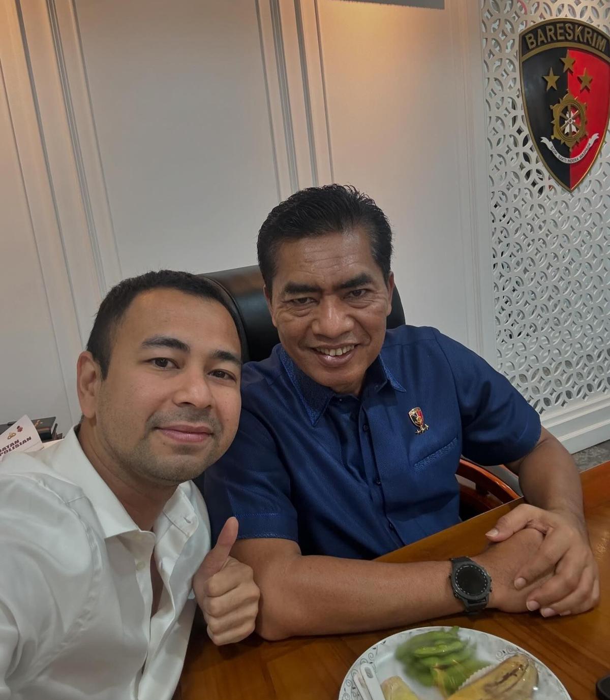 Potret Raffi Ahmad Bersama Kabareskrim Komjen Pol Wahyu Widada