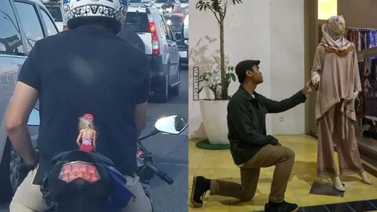 6 Kelakuan Jomblo Punya Pacar Manekin Ini Bikin Tepuk Jidat