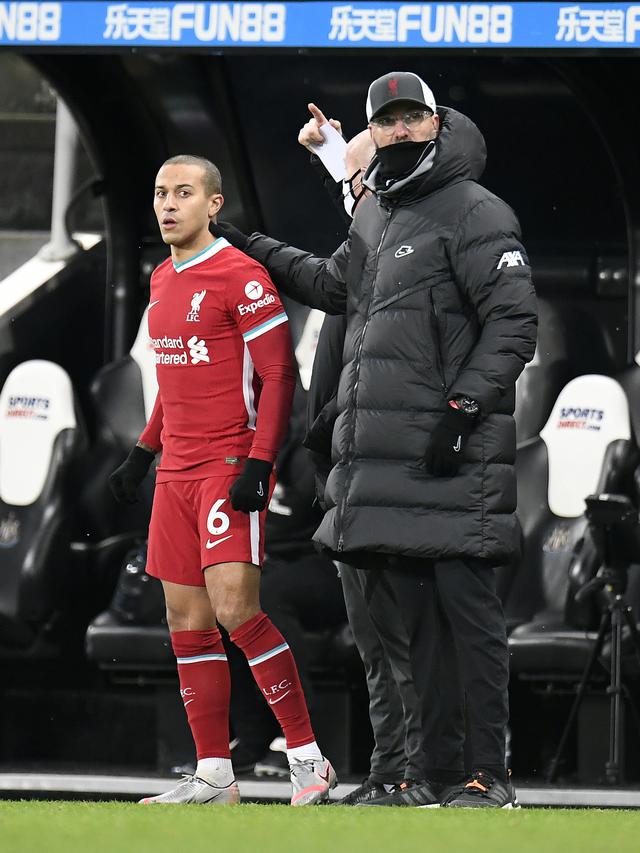 Gelandang Liverpool, Thiago Alcantara.