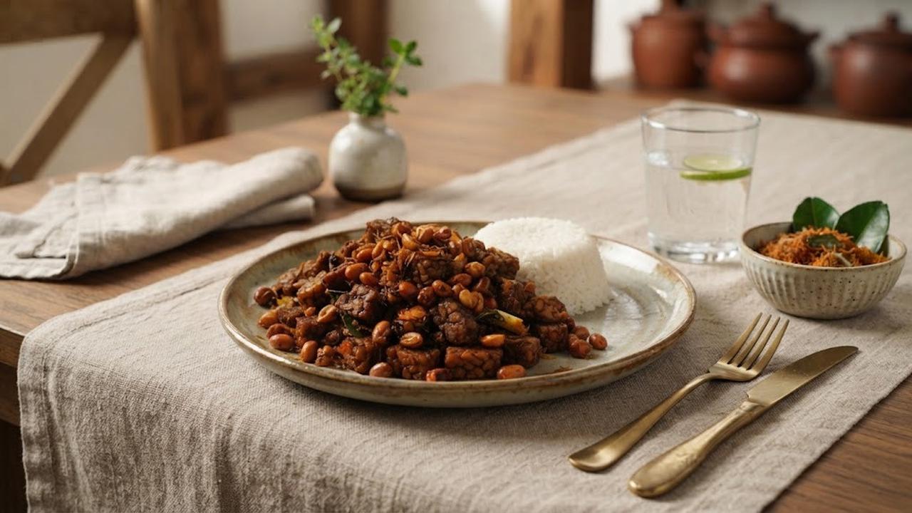 Resep Tempe Bumbu Rendang Kering